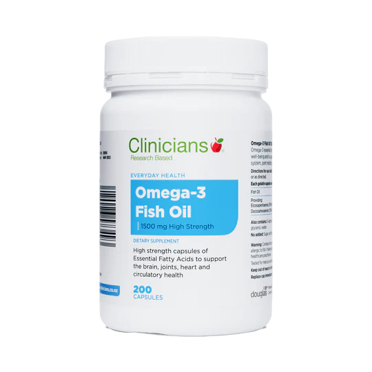 Omega 3 Fish Oil 1500mg Value Pack 200 Capsules | Clinicians-Clinicians-Matakana Pharmacy