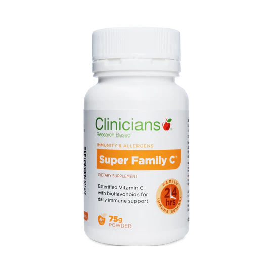 Super Family C & Bioflavonoids Powder 75g | Clinicians-Clinicians-Matakana Pharmacy