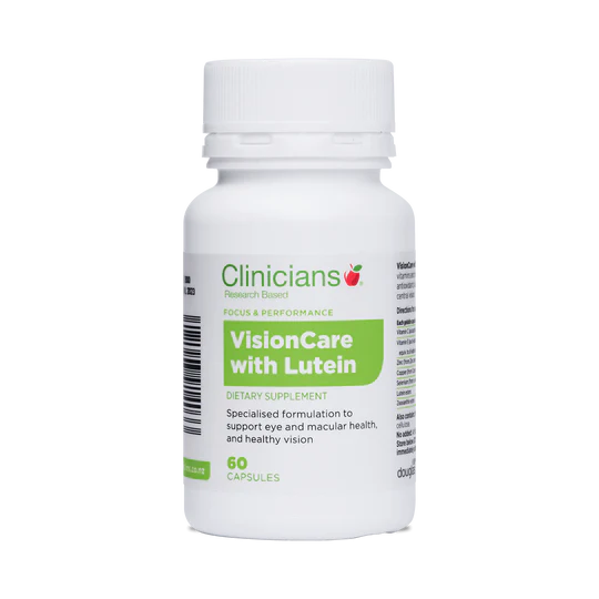 VisionCare with Lutein 60 Capsules | Clinicians-Clinicians-Matakana Pharmacy