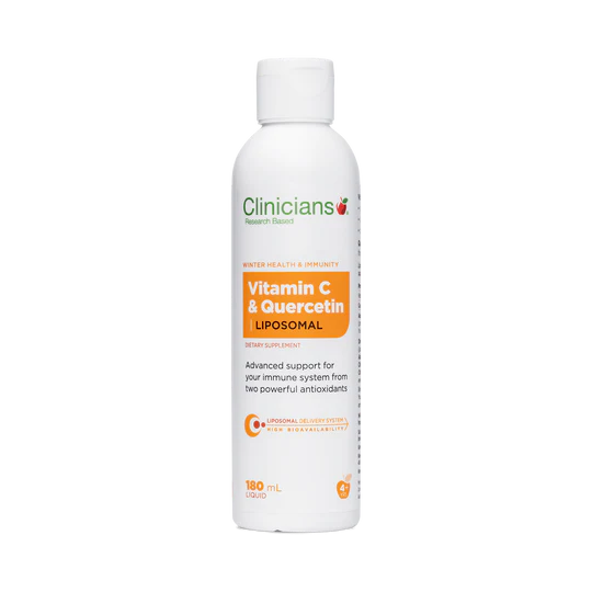 Liposomal Vitamin C & Quercetin 180ml | Clinicians-Clinicians-Matakana Pharmacy