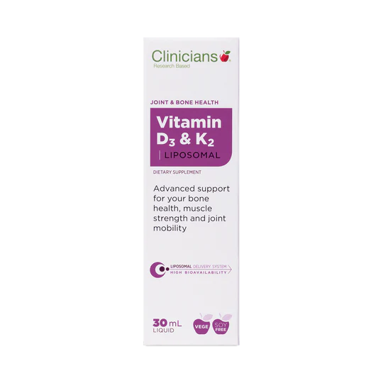 Liposomal Vitamin D3 & K2 30ml | Clinicians-Clinicians-Matakana Pharmacy