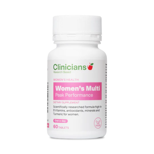 Women's Multi Peak Performance 60 Tablets | Clinicians-Clinicians-Matakana Pharmacy