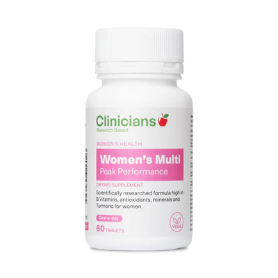 Women's Multi Peak Performance 60 Tablets | Clinicians-Clinicians-Matakana Pharmacy