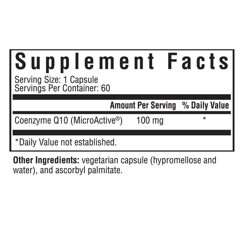 CoQ10 100mg 60 Capsules-Seeking Health-Matakana Pharmacy