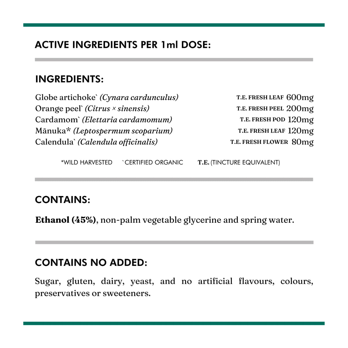 Liver Bitters 50ml-Wild Dispensary-Matakana Pharmacy