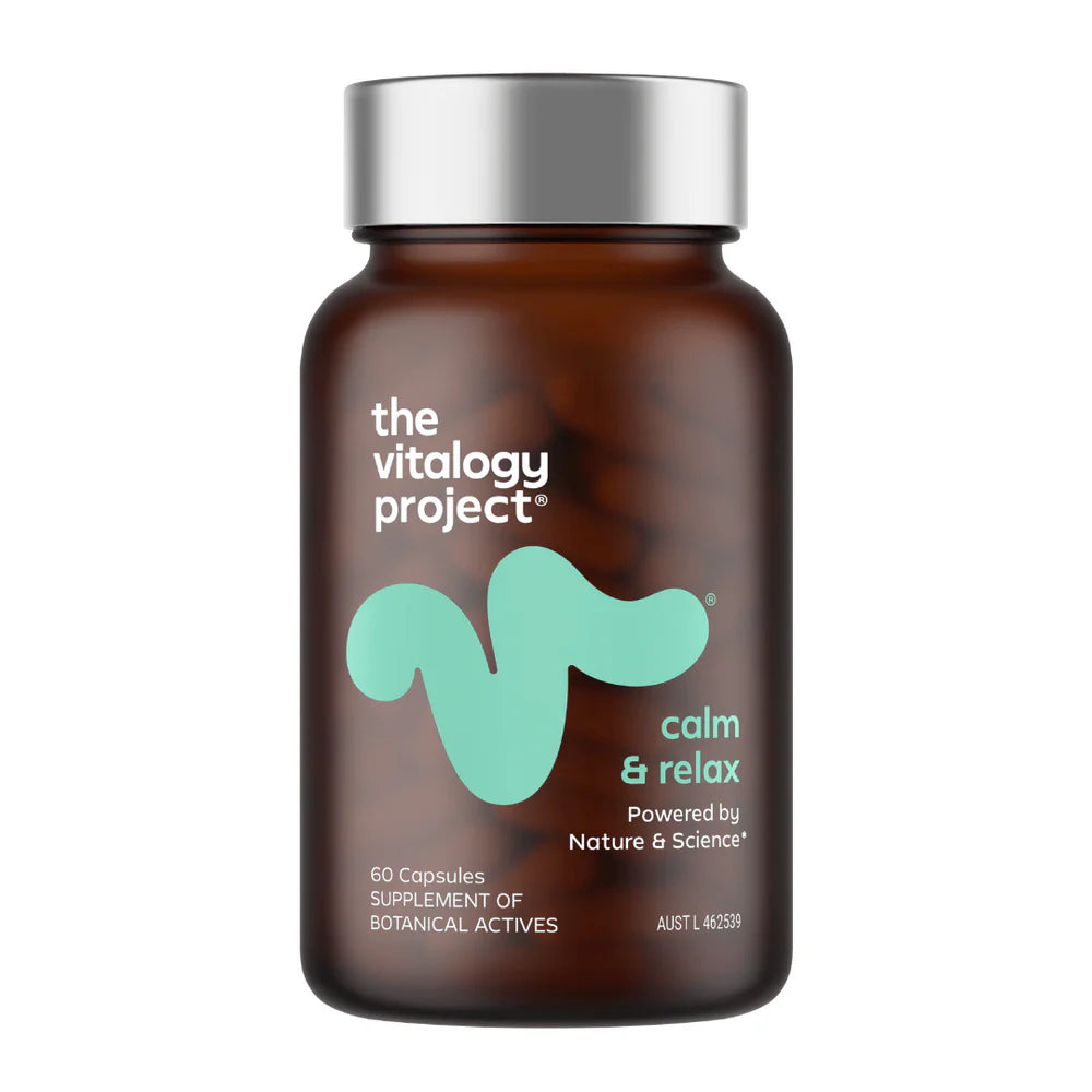 Calm & Relax 60 Capsules-The Vitality Project-Matakana Pharmacy