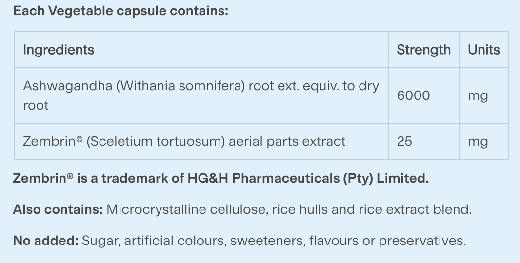 Calm & Focus Support 30 Capsules | Clinicians-Clinicians-Matakana Pharmacy