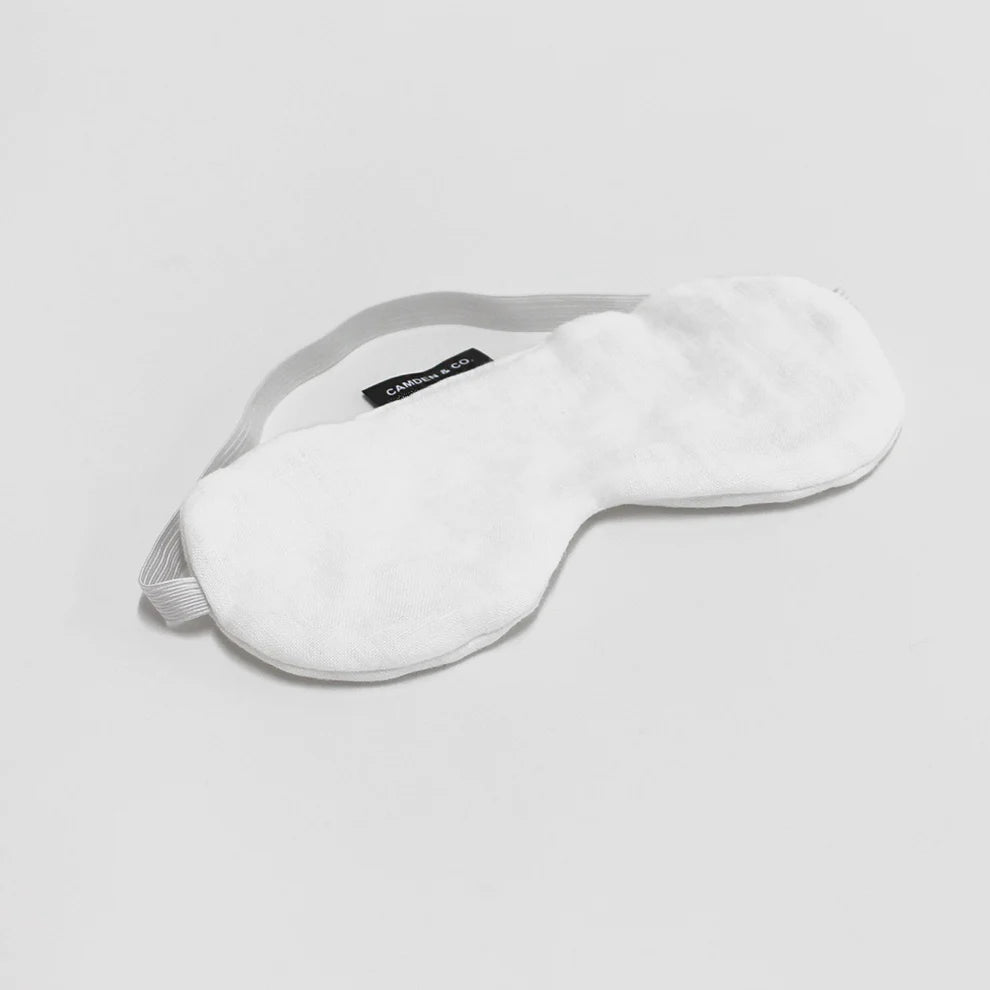 CAMDEN CO. Eye Mask Linen French White-Matakana Pharmacy