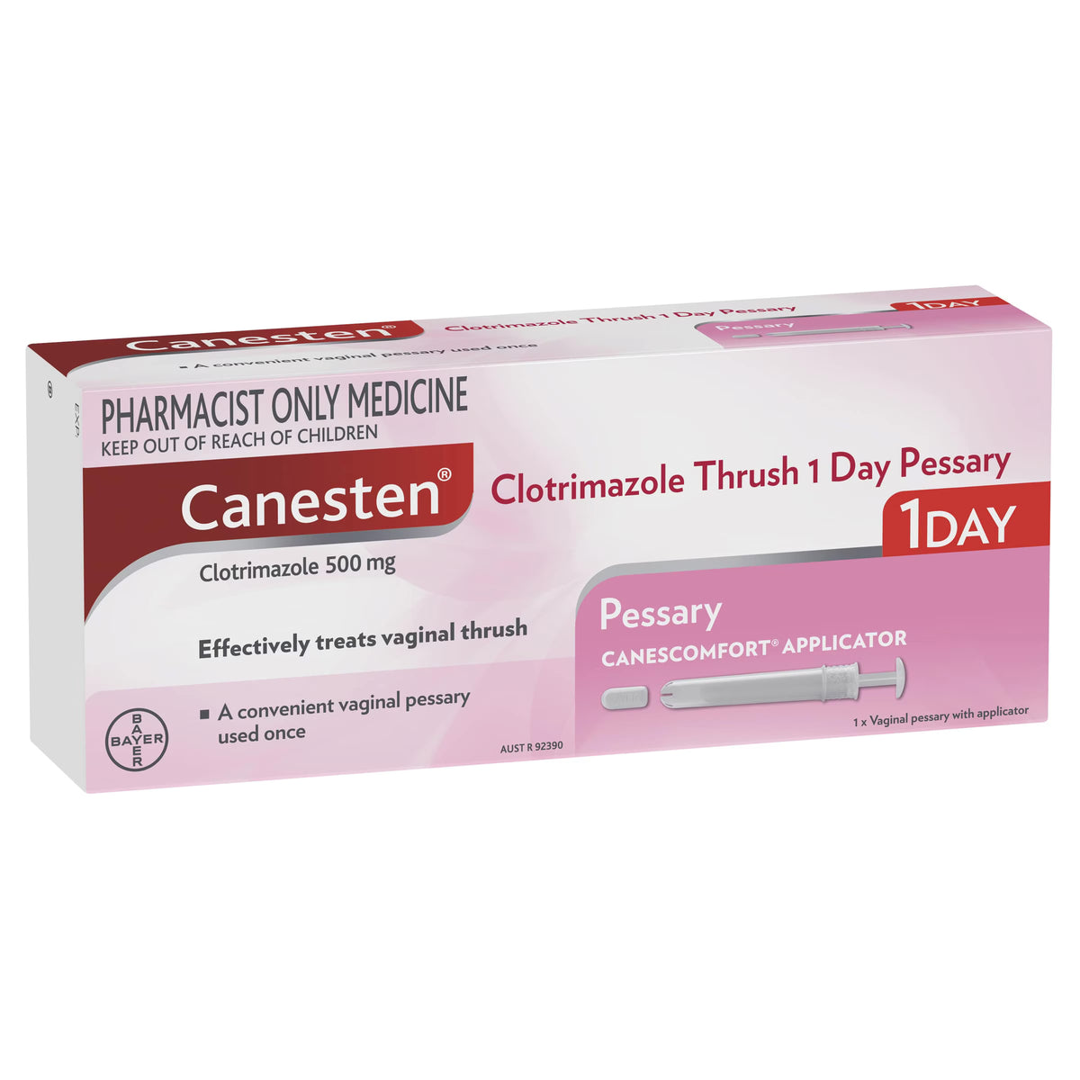 Canesten Once Pessary 500mg-Canesten-Matakana Pharmacy
