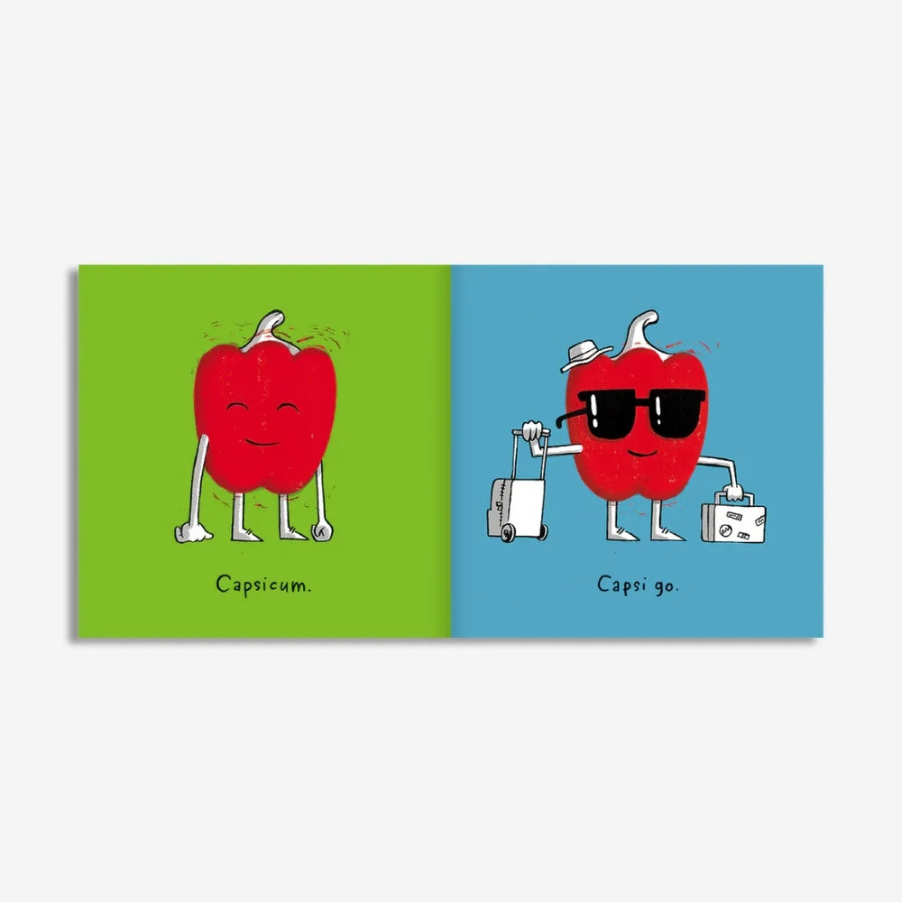 Capsicum, Capsi Go Book by Toby Morris-Beatnik Publishing-Matakana Pharmacy