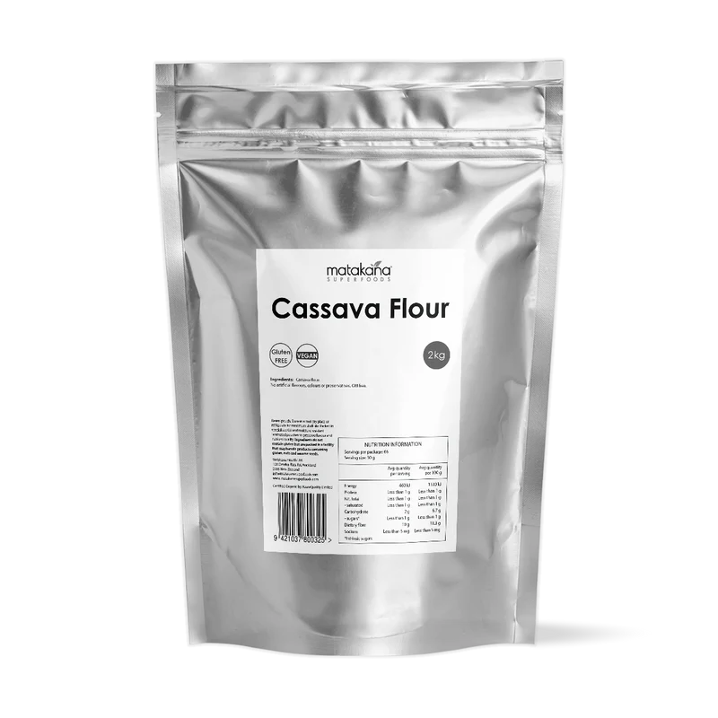 Cassava Flour Powder 2kg-Matakana Superfoods-Matakana Pharmacy