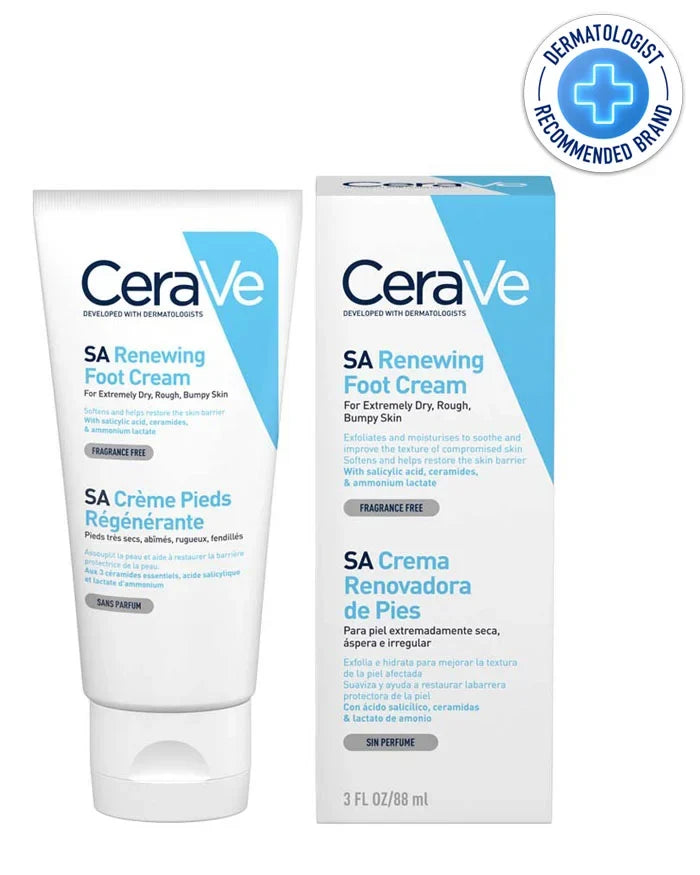 CeraVe Renewing SA Foot Cream 88ml-Matakana Pharmacy