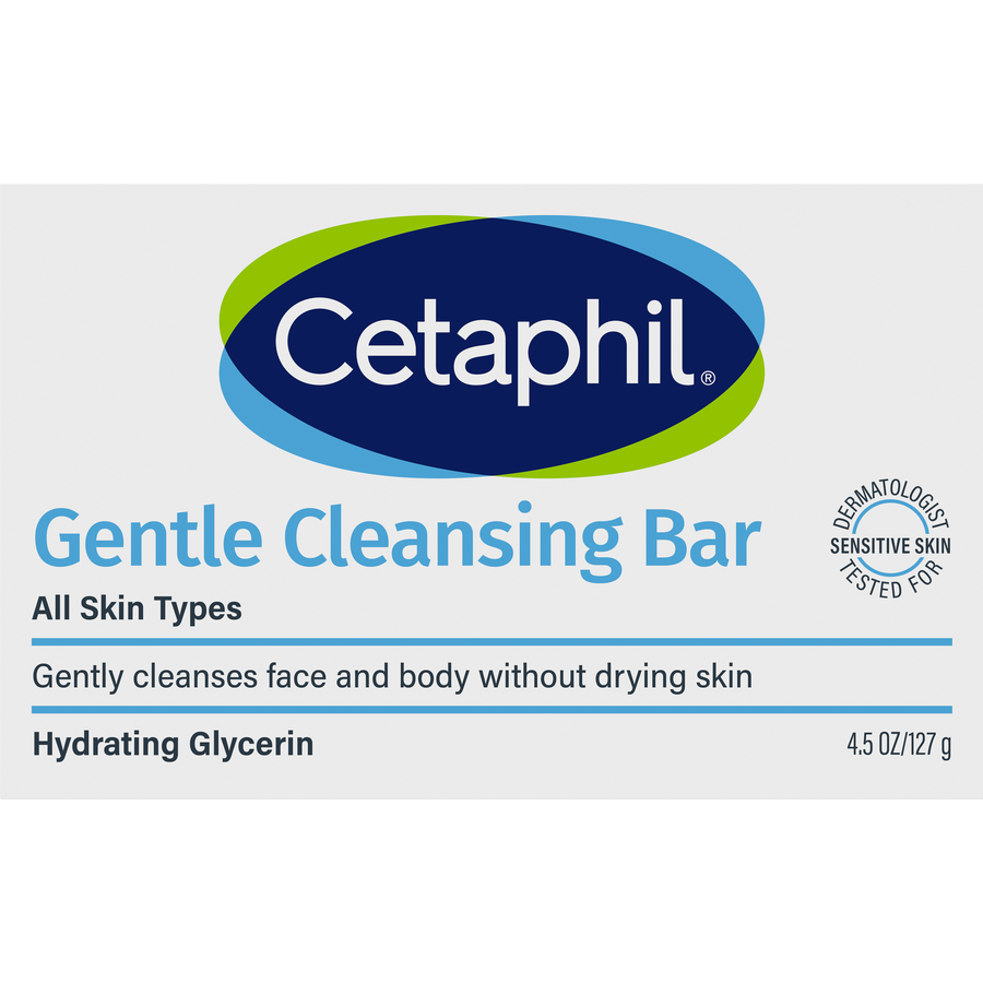 Soap Free Gentle Cleansing Bar 127g | Cetaphil-CETAPHIL-Matakana Pharmacy