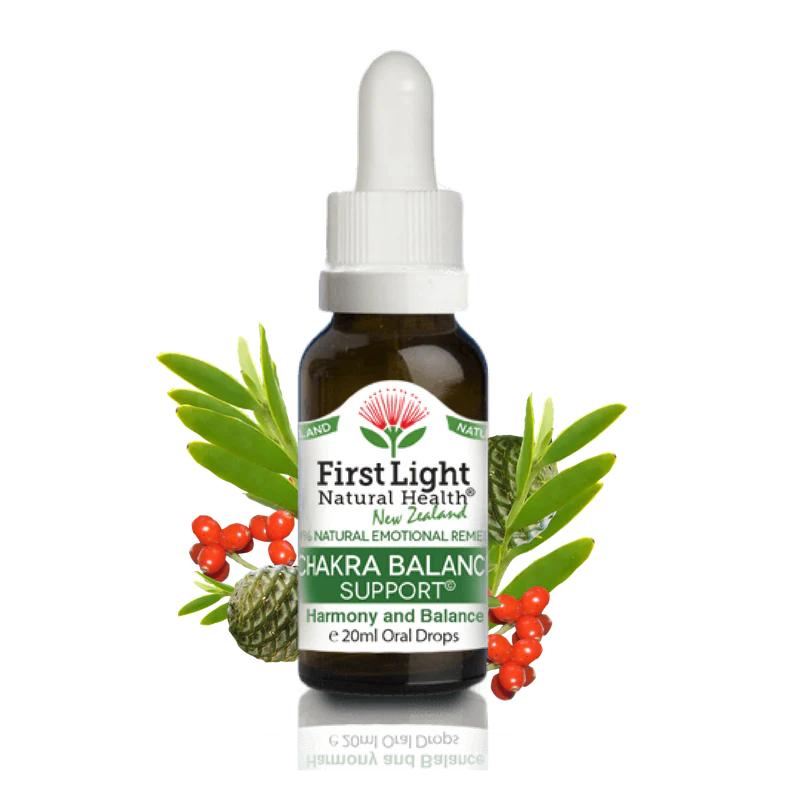 Chakra Balance Support Drops 20ml-First Light Natural Health-Matakana Pharmacy