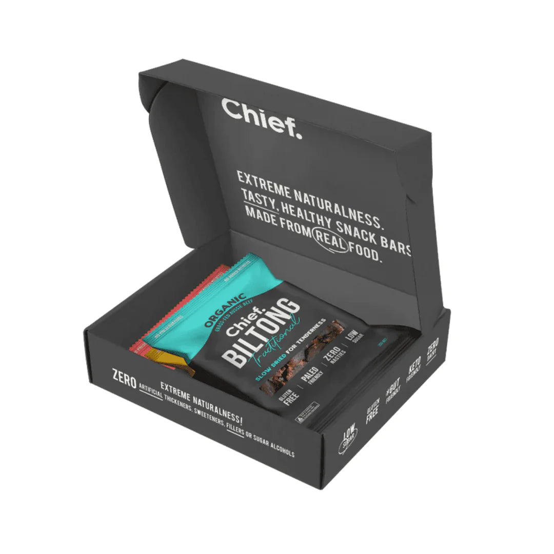 Biltong Sampler 3 x 30g-Chief-Matakana Pharmacy