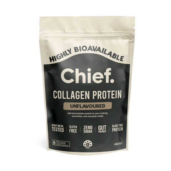 Collagen Protein Unflavoured Powder 450g-Chief-Matakana Pharmacy