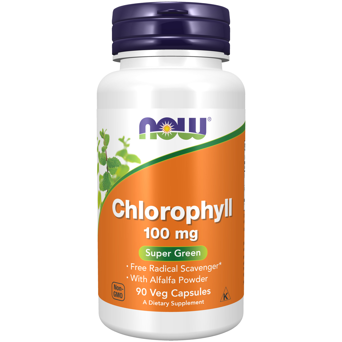 Chlorophyll 100mg 90s-NOW Supplements-Matakana Pharmacy