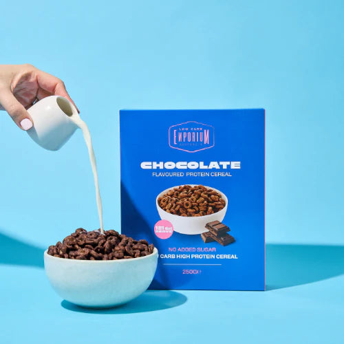 Protein Cereal Chocolate 250g-Low Carb Emporium-Matakana Pharmacy