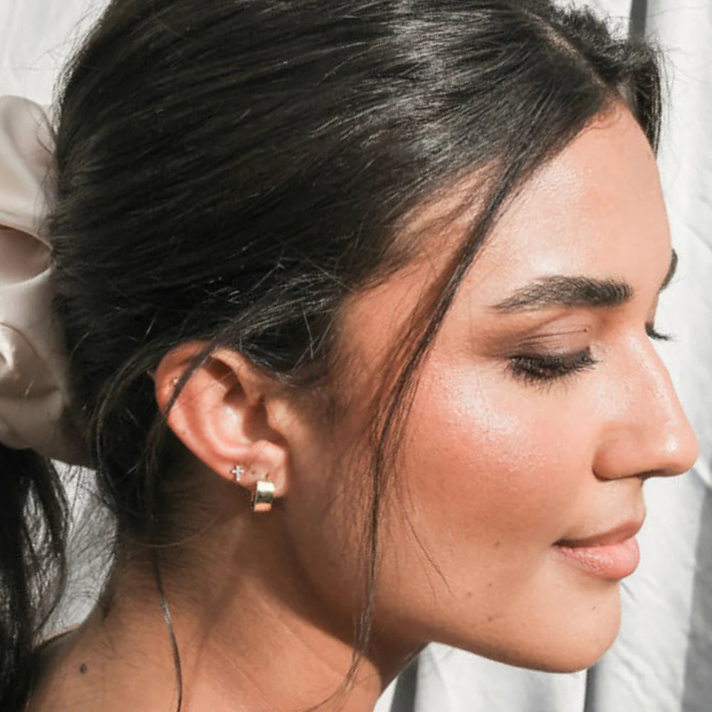 Chubby Huggie Earrings-Queen Of The Foxes-Matakana Pharmacy