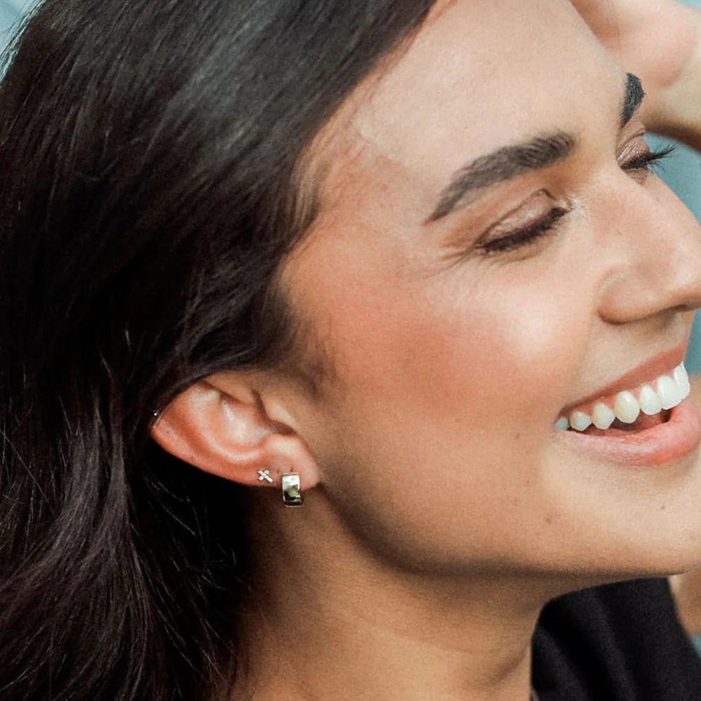Chubby Huggie Earrings-Queen Of The Foxes-Matakana Pharmacy
