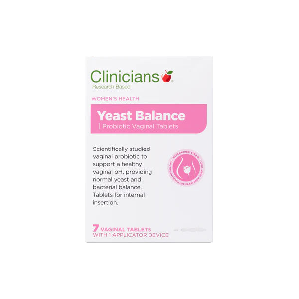 Yeast Balance Vaginal 7 Tablets | Clinicians-Clinicians-Matakana Pharmacy