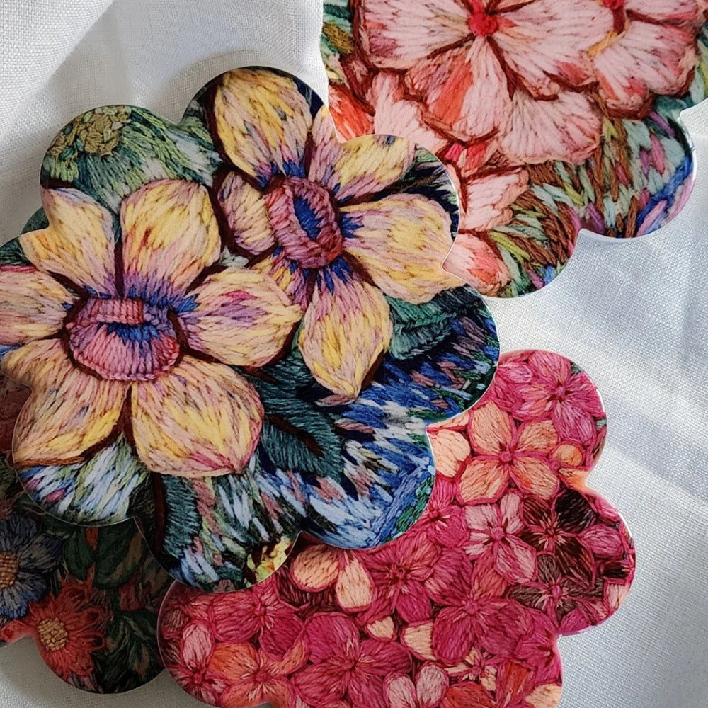 Coaster Set of 4 - Meadow-Fleur Woods-Matakana Pharmacy