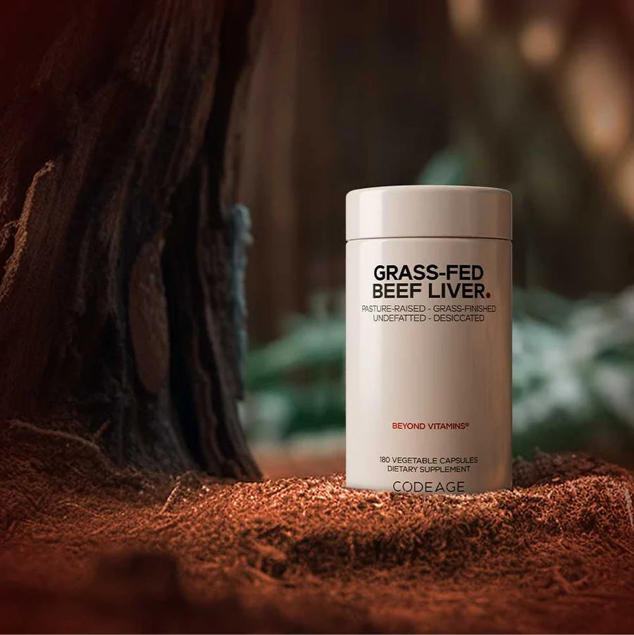 Grass Fed Beef Liver 180 Capsules-CODEAGE-Matakana Pharmacy
