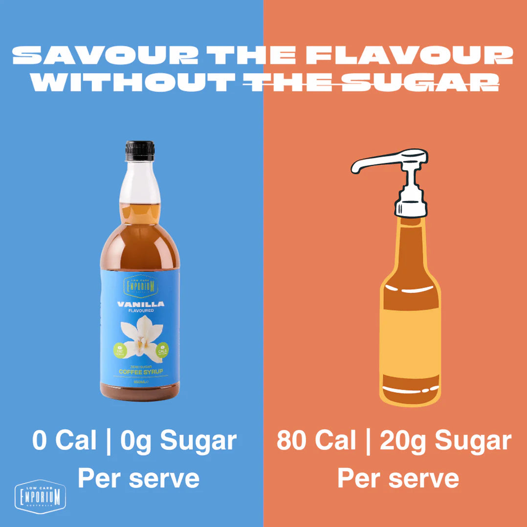 Zero Sugar Hazelnut Syrup 950ml-Low Carb Emporium-Matakana Pharmacy