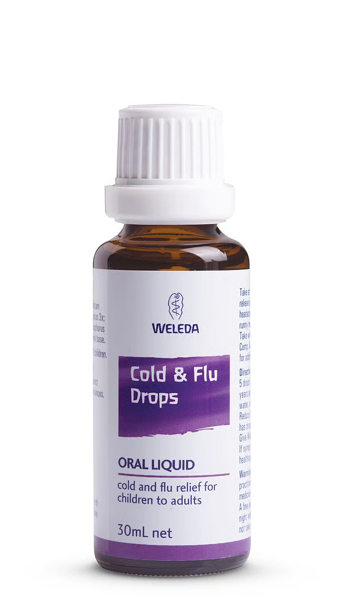 Cold & Flu Drops, 30ml-Weleda-Matakana Pharmacy
