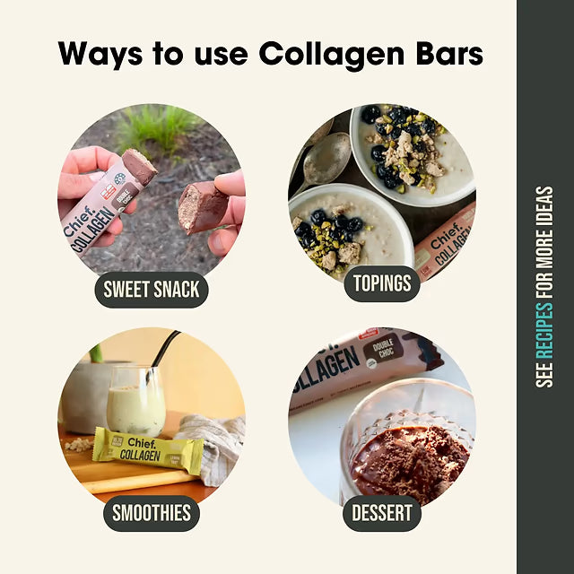 Collagen Protein Bar Peanut Butter 45g-Chief-Matakana Pharmacy