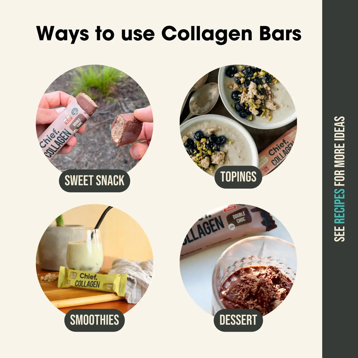 Collagen Protein Double Choc Single Bar-Chief-Matakana Pharmacy