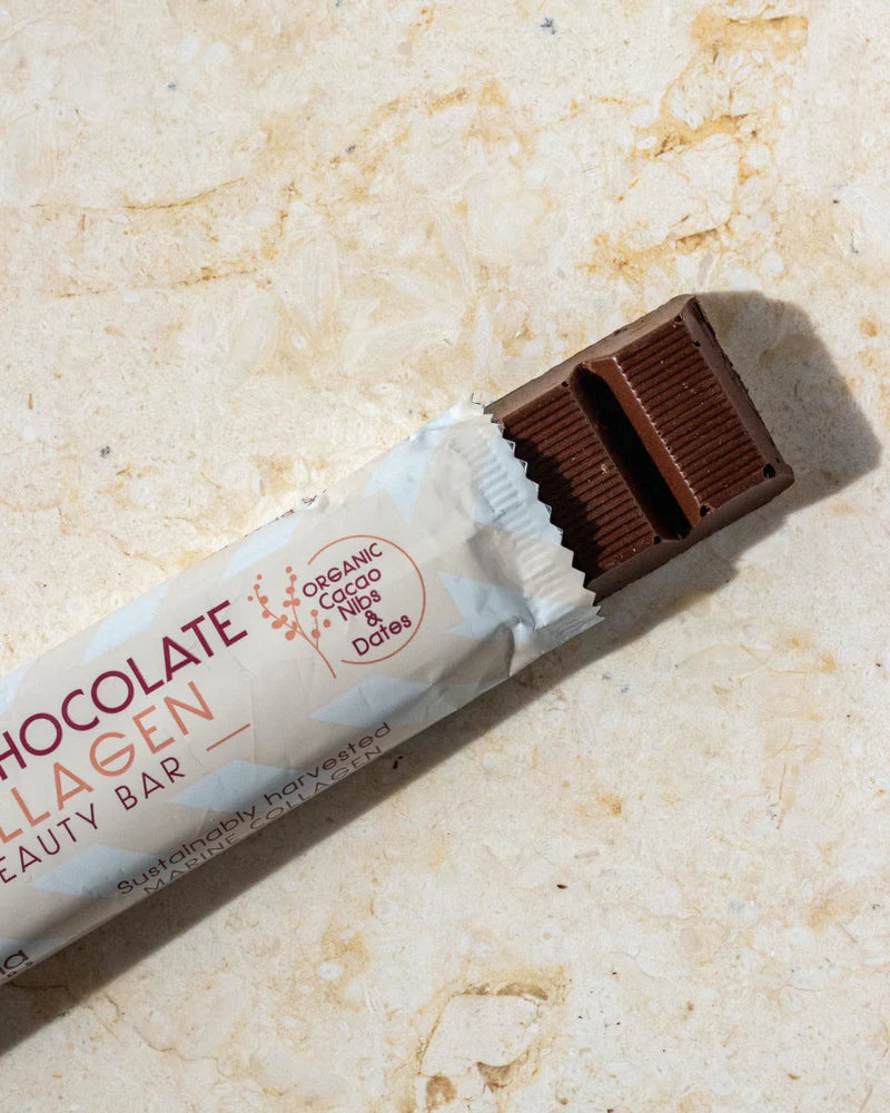 Collagen Dark Chocolate Beauty Bar 45g-Matakana Superfoods-Matakana Pharmacy