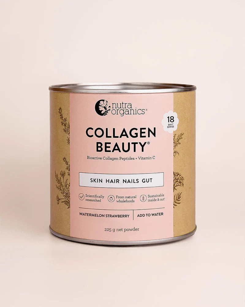 Collagen Beauty Watermelon Strawberry 225g-Matakana Pharmacy