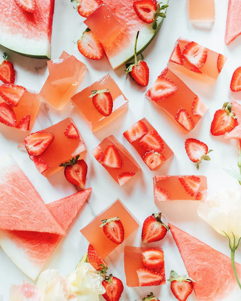 Collagen Beauty Watermelon Strawberry 225g-Matakana Pharmacy