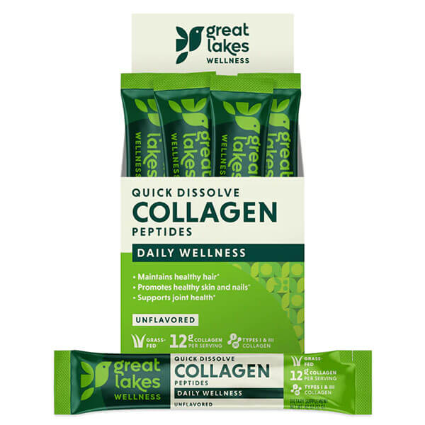 Image of Collagen Hydrolysate 20 Stick Box showing the sachets