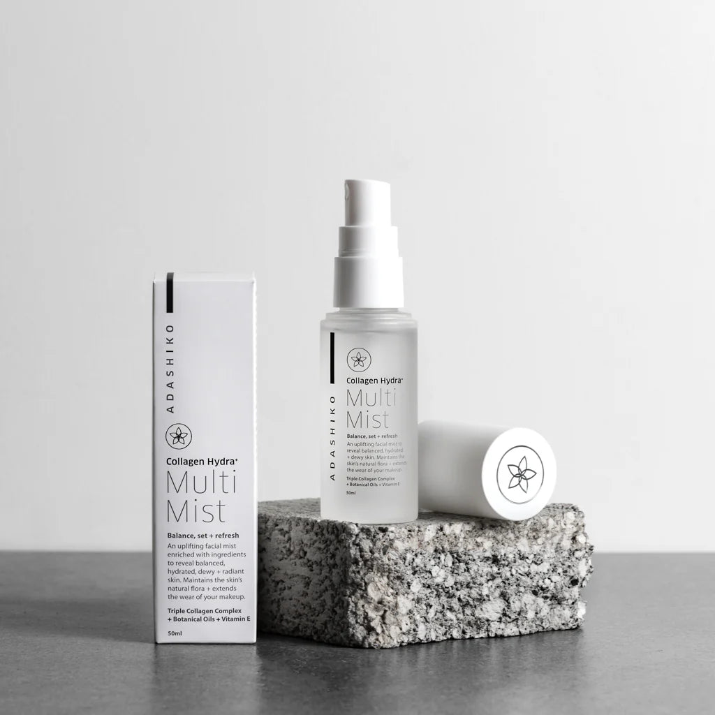 Image of the bottle and box of Collagen Hydra Multi Mist 50ml