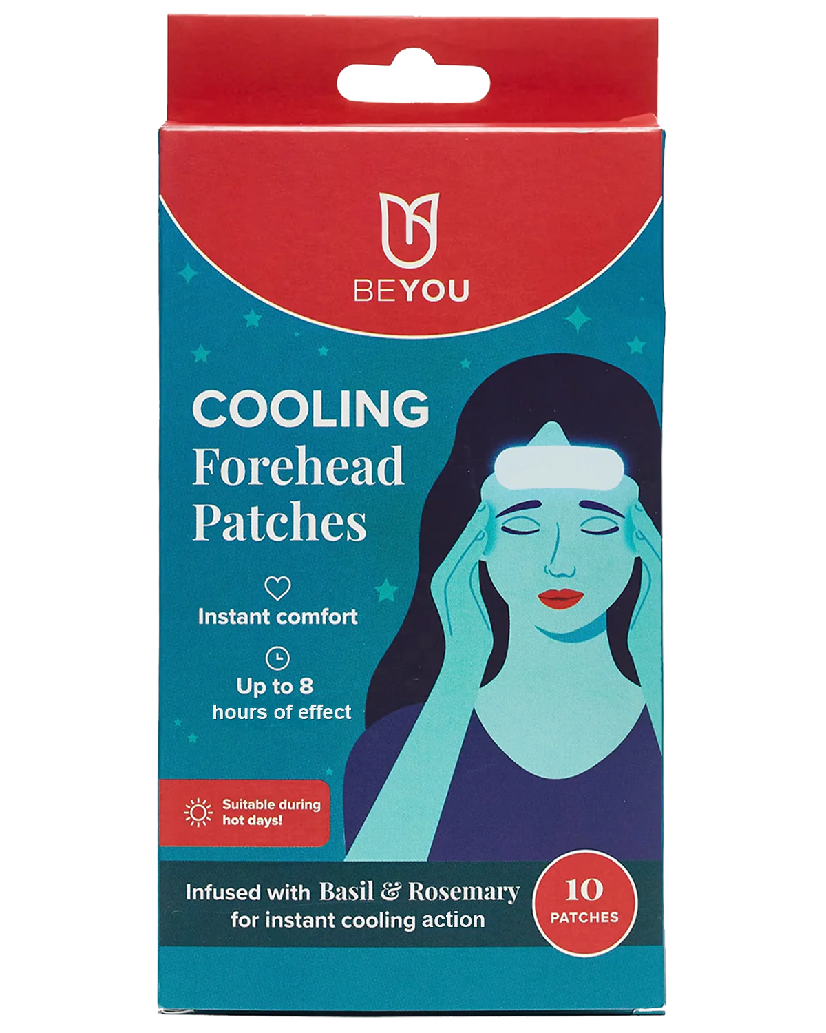Cooling Forehead Patches 5 Pack-Be You-Matakana Pharmacy