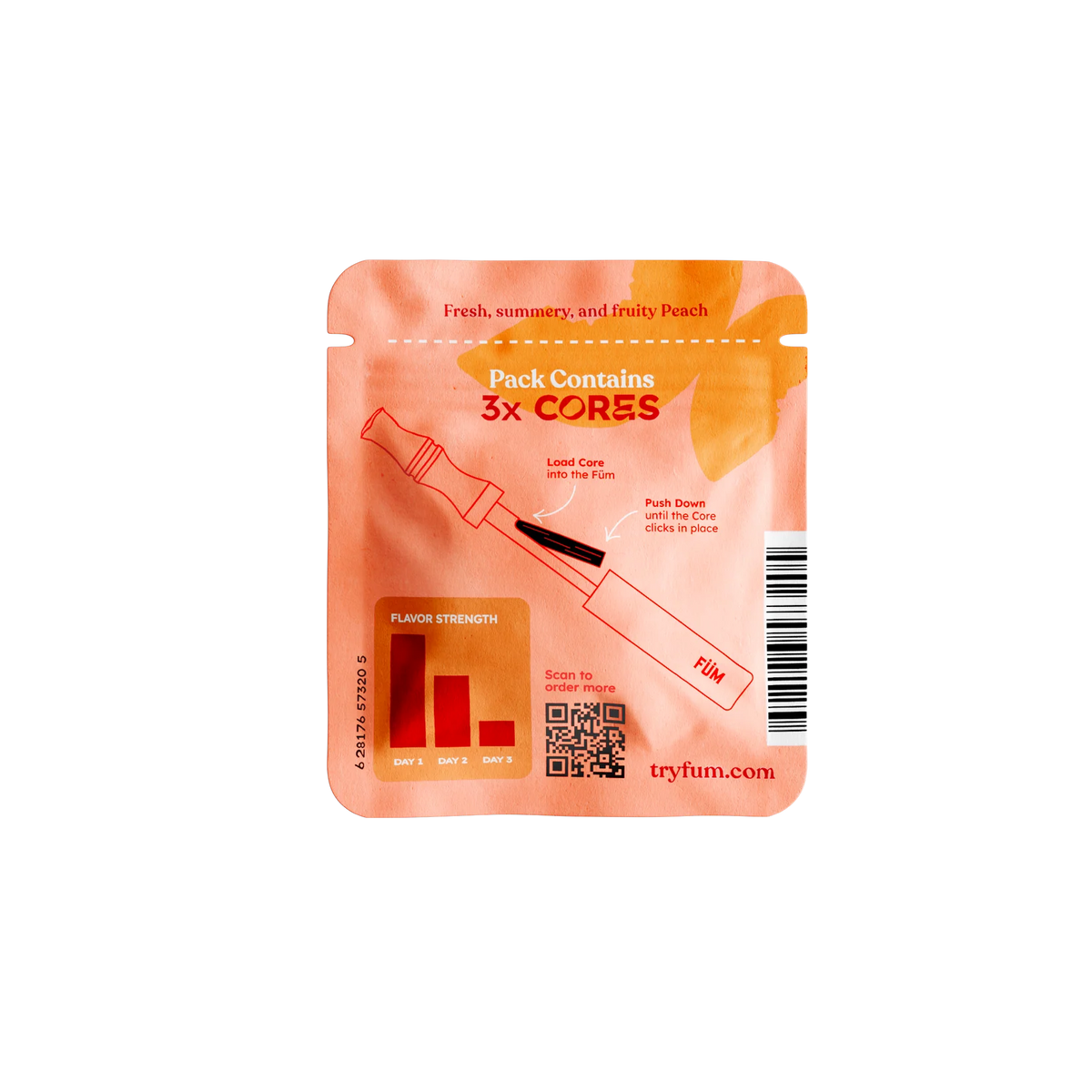 Peach Blush Cores 3 Pack-FUM-Matakana Pharmacy