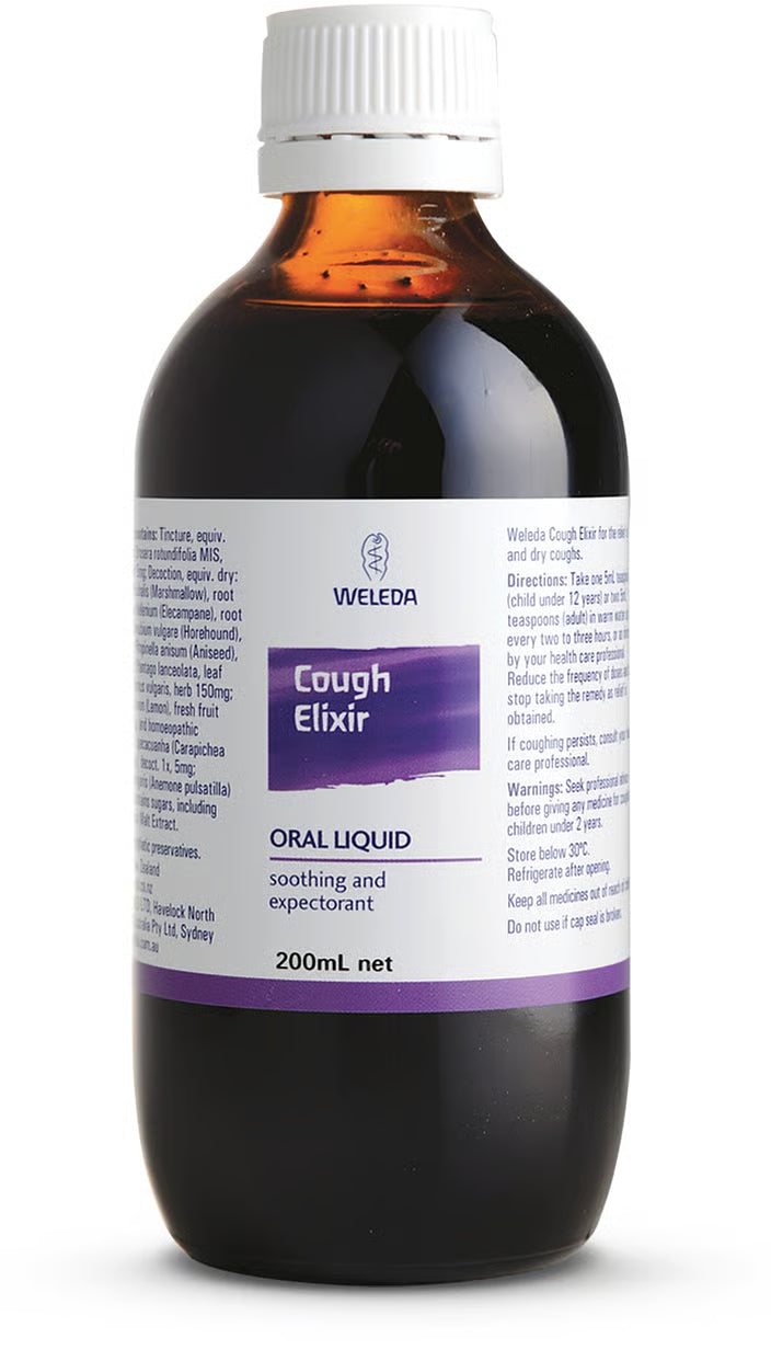 Cough Elixir, 200ml-Weleda-Matakana Pharmacy