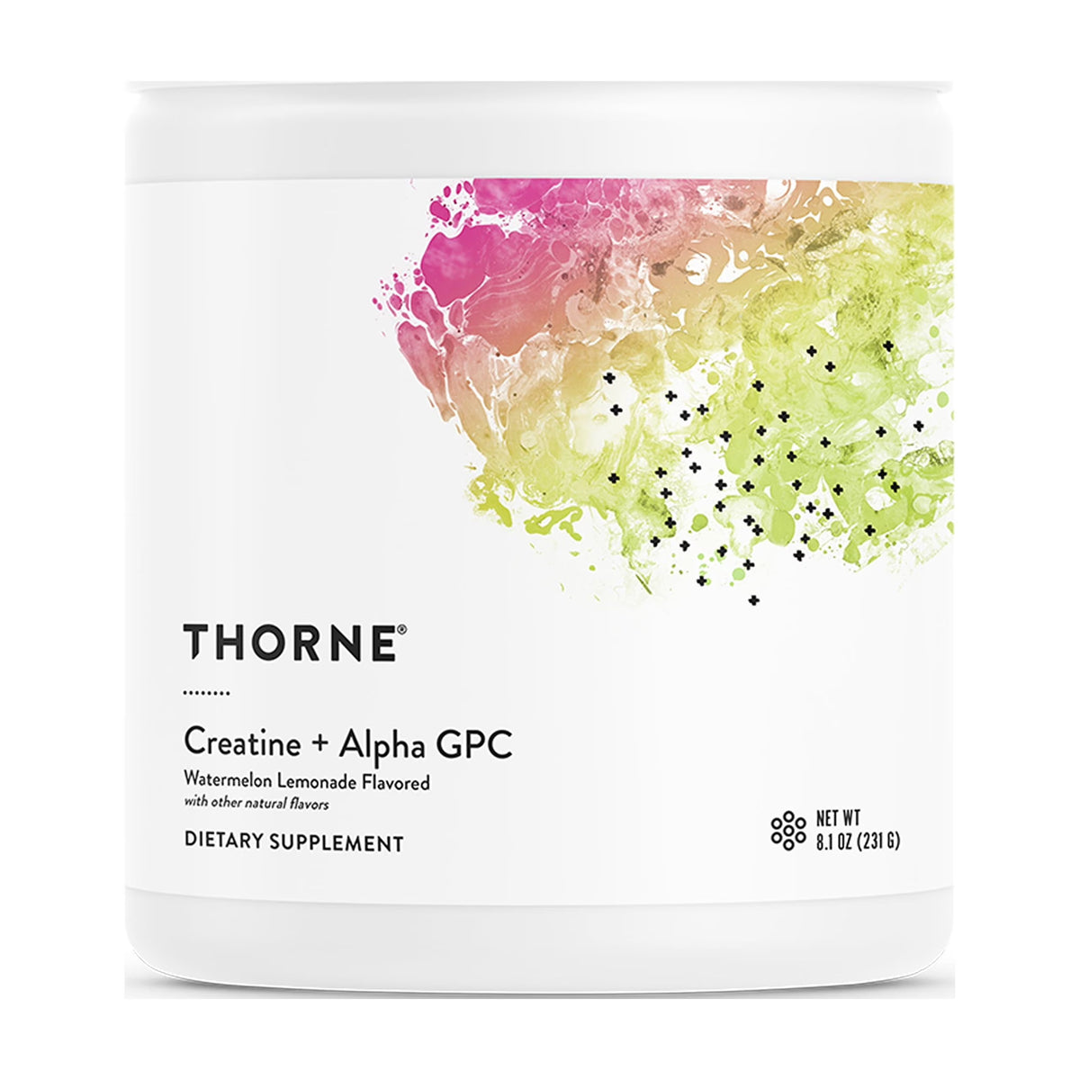 Creatine & Alpha-GPC Watermelon Lemonade Powder | THORNE-Thorne-Matakana Pharmacy