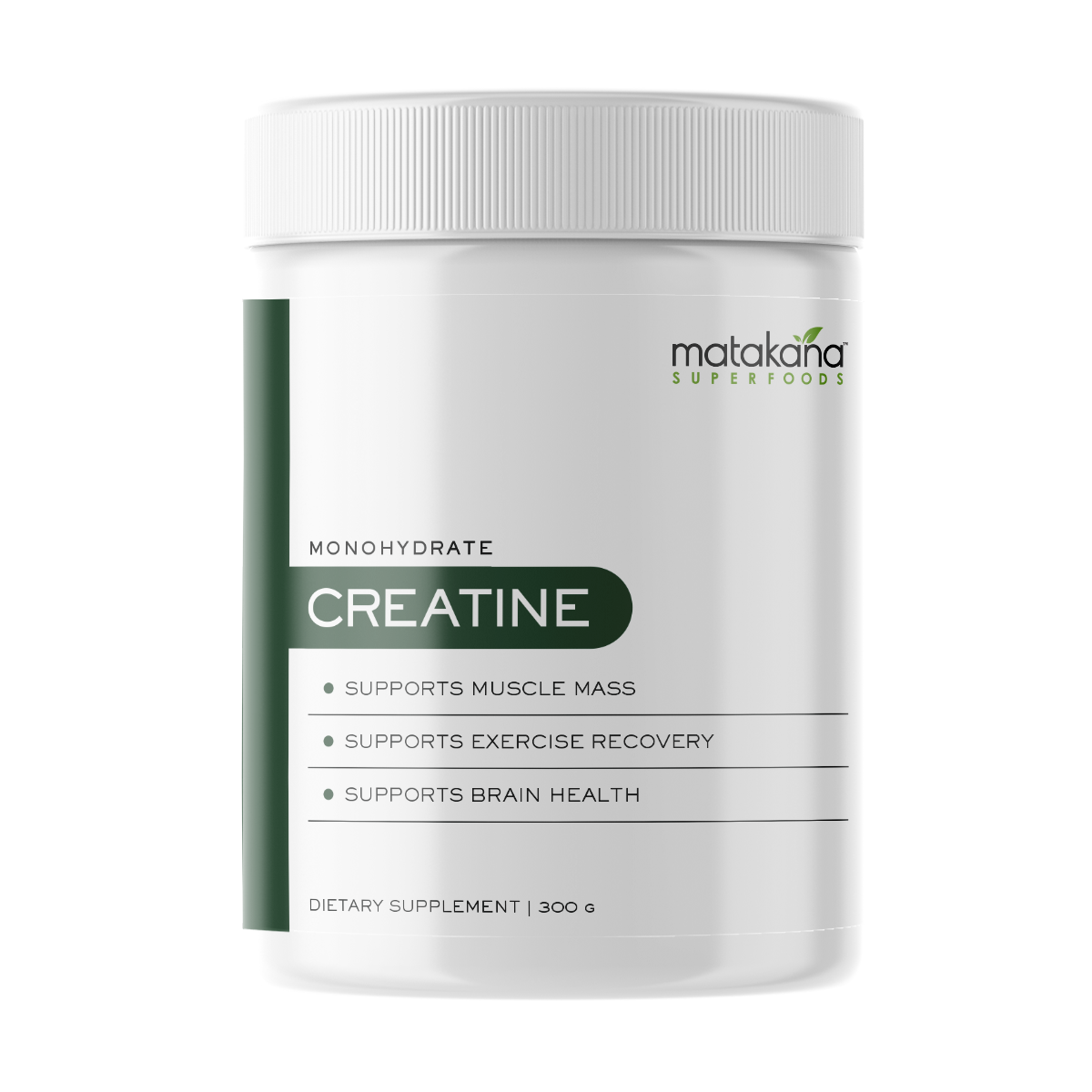 Creatine Monohydrate Powder 300g-Matakana Superfoods-Matakana Pharmacy