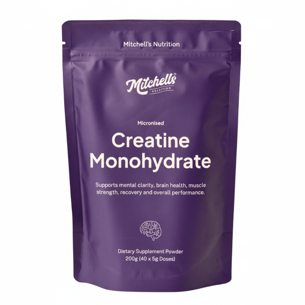 Creavitalis | Micronised Creatine Monohydrate Powder 200g-Mitchells Nutrition-Matakana Pharmacy