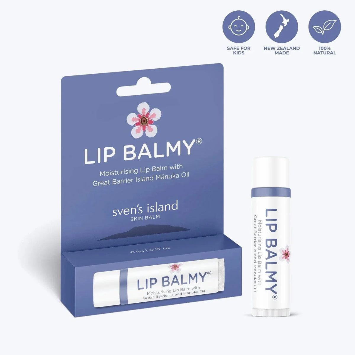 Sven's Is. Lip Balmy Moist L/B 5g-Sven's Island-Matakana Pharmacy