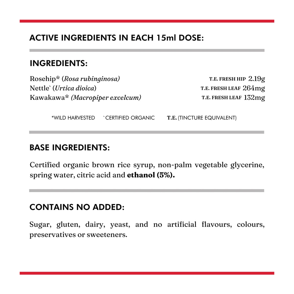 Daily Boost Tonic 300ml-Wild Dispensary-Matakana Pharmacy
