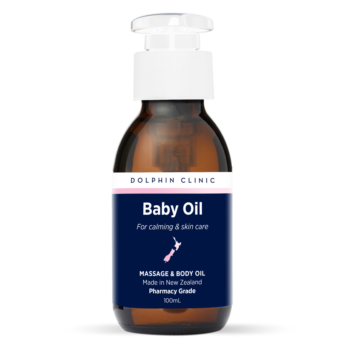 Luxury Baby Oil 100ml, front of the pack