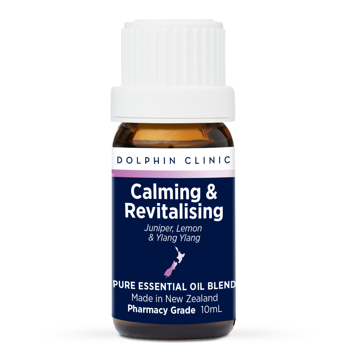 Calming & Revitalising Pure Essential Oil Blend 10ml, front of the pack
