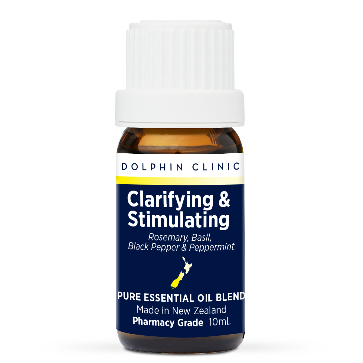 Clarifying & Stimulating Pure Essential Oil Blend 10ml, front of the pack