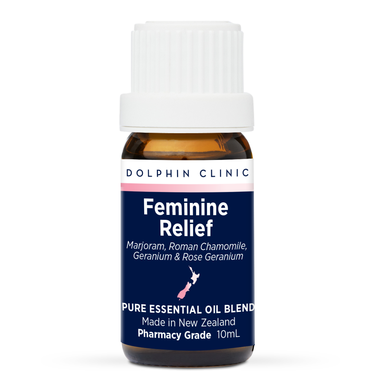 Feminine Relief Pure Essential Oil Blend 10ml, front of the pack