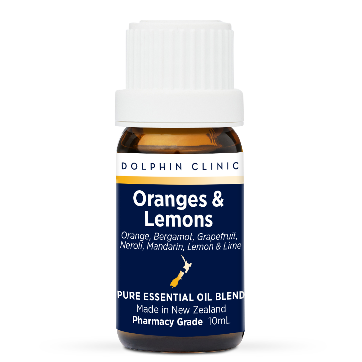 Oranges and Lemons Pure Essential Oil Blend 10ml, front of the pack