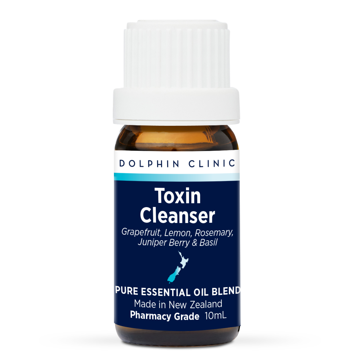 Toxin Cleanser Pure Essential Oil Blend 10ml, front of the pack